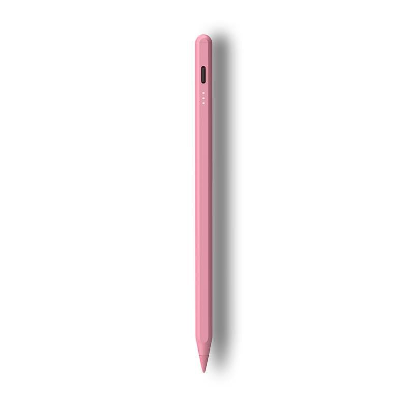 Stylus Pen for Ipad,Fast Charge,With Palm Rejection Tilt Sensitivity, Active Touch Screen Pencil Compatible with Ipad 6/7/8/9/10,Pro12.9&11",Air3/4/5,Mini5/6 Pink Computer Tablet Bluetooth Button Charging Magnetic Writing Smartphone