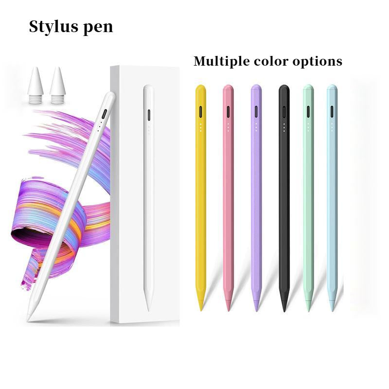 Stylus Pen for Ipad,Fast Charge,With Palm Rejection Tilt Sensitivity, Active Touch Screen Pencil Compatible with Ipad 6/7/8/9/10,Pro12.9&11",Air3/4/5,Mini5/6 Pink Computer Tablet Bluetooth Button Charging Magnetic Writing Smartphone
